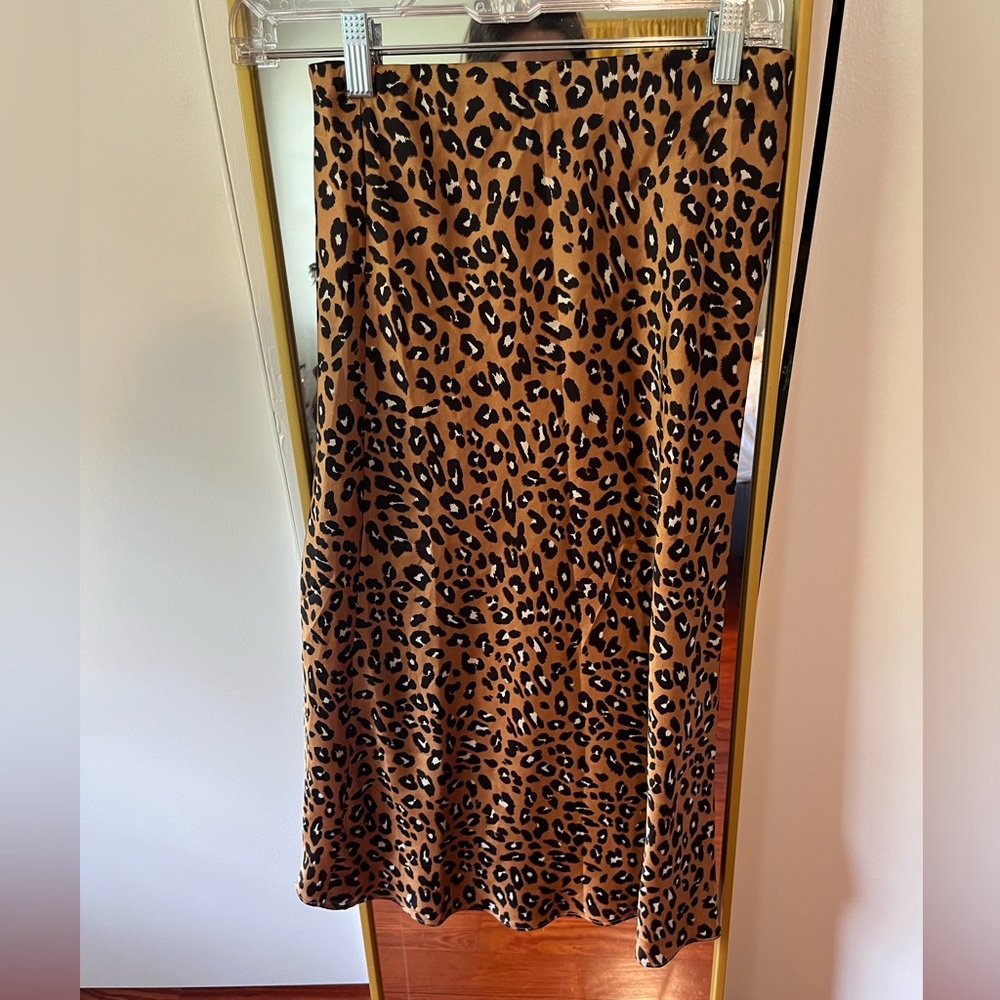 Nasty Gal Animal Print Skirt